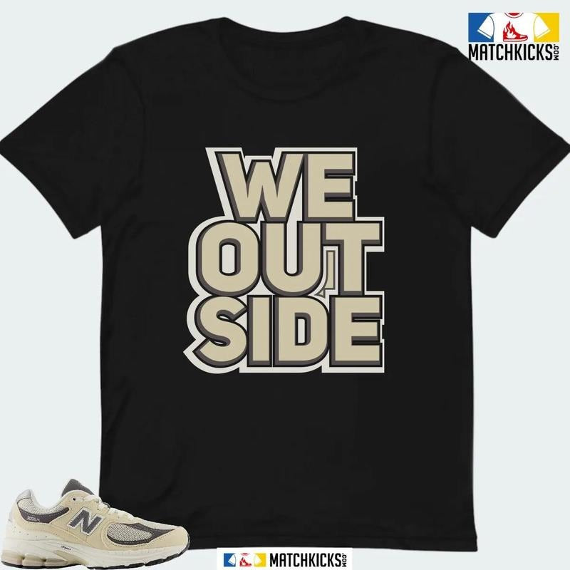 NB 2002 SANDSTONE MAGNET SNEAKER MATCHING T-SHIRT (WE OUTSIDE) Hoodie, Sweatshirt | GrindPrints.com