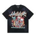 NEW Hell Studios Star skeleton Play on printing tee Men's Short sleeved T-shirt Hoodie, Sweatshirt | GrindPrints.com