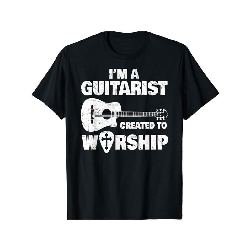 NEW LIMITED Christian Music Guitar Jesus Design Best Gift T-Shirt S-3XL Made in USA Hoodie, Sweatshirt | GrindPrints.com