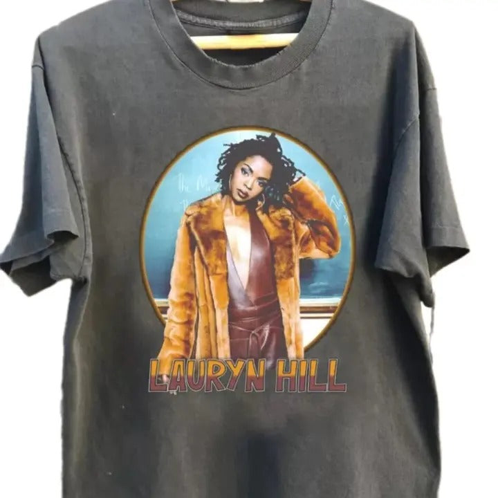 NEW Lauryn Hill Shirt Retro 90s Music Tour Shirt Fans T-Shirts, Hoodie, Sweatshirt
