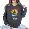 NICU where little things matter Comfort colors long sleeve Tee Hoodie, Sweatshirt | GrindPrints.com