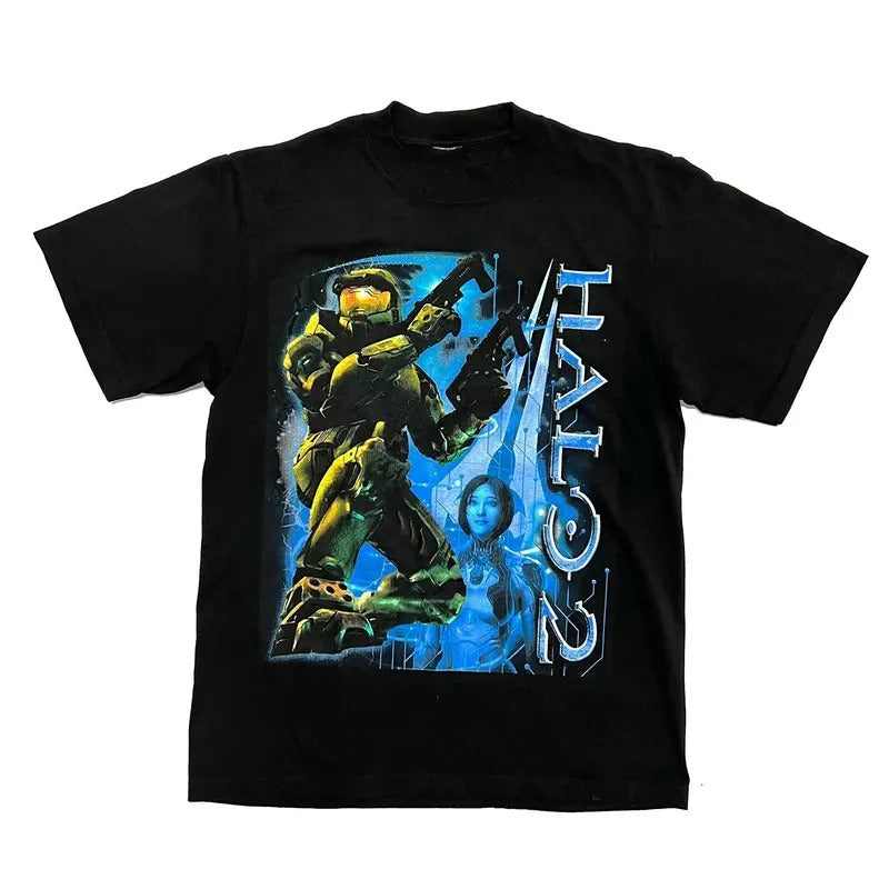 NMC Halo 2 Tee T-Shirt Cotton Menswear Cotton Menswear Top Decoration Hoodie, Sweatshirt | GrindPrints.com