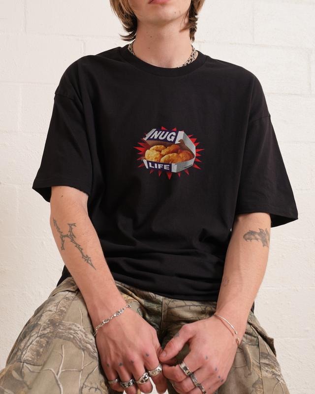 NUG LIFE T-SHIRT, Men Summer Fashion Cotton, Cotton Menswear, S to 3XL Soft Top Hoodie, Sweatshirt | GrindPrints.com