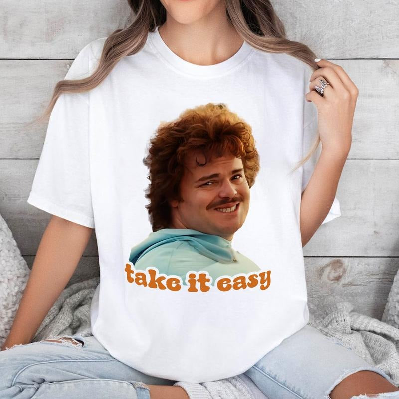 Nacho Libre Take Easy Vintage Shirt Nacho Libre Shirt Movie Quote Shirt T-Shirts, Hoodie, Sweatshirt