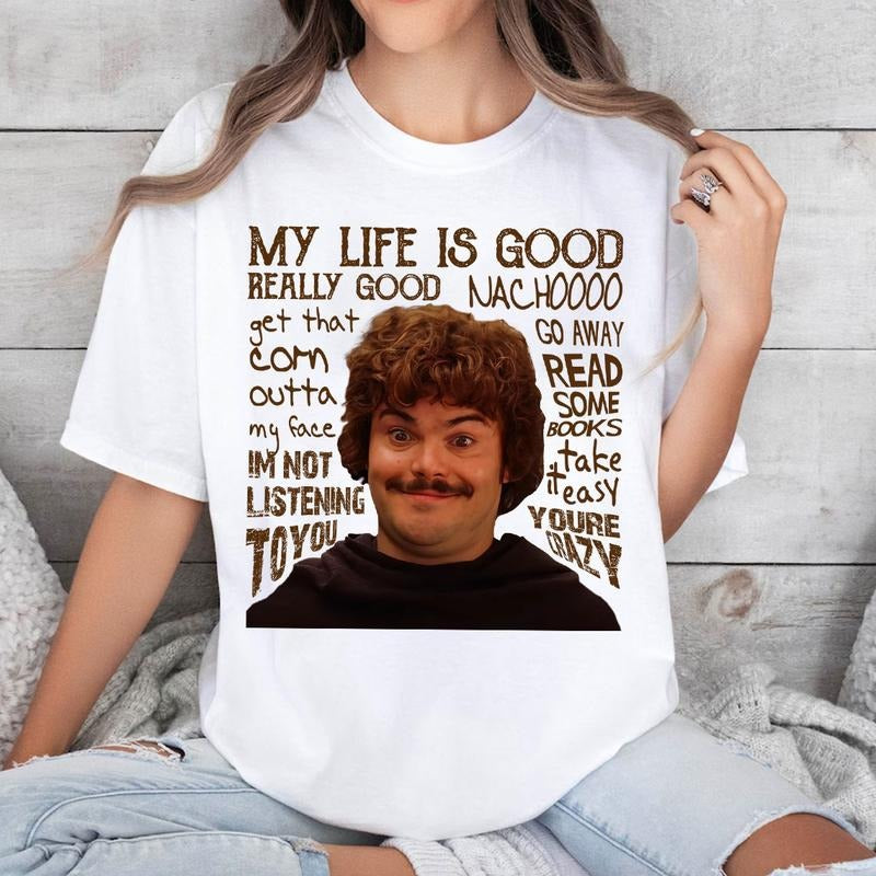 Nacho Libre Vintage Shirt, Nacho Libre Shirt, Movie Quote Shirt Fit Top Hoodie, Sweatshirt | GrindPrints.com