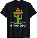 Nacho average Grandpa, Funny Saying Grandpa T-Shirt | Unisex Cotton Tee, Size S-3XL Hoodie, Sweatshirt | GrindPrints.com