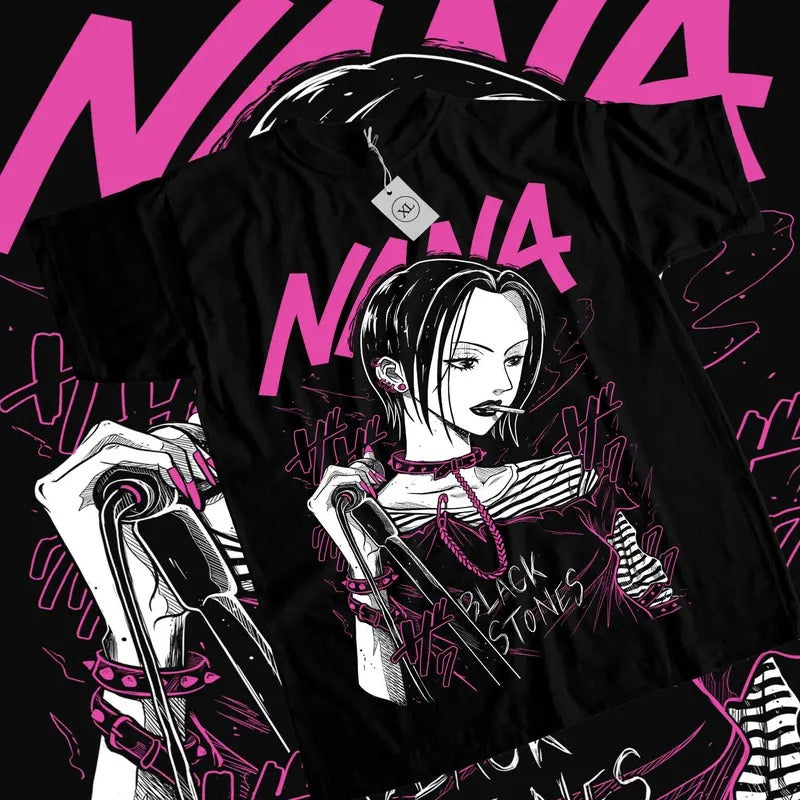 Nana Osaki Unisex T-Shirt S-4XL,Black Stones Manga Anime Graphic Tee Shirt Tshirt S-4XL Hoodie, Sweatshirt | GrindPrints.com