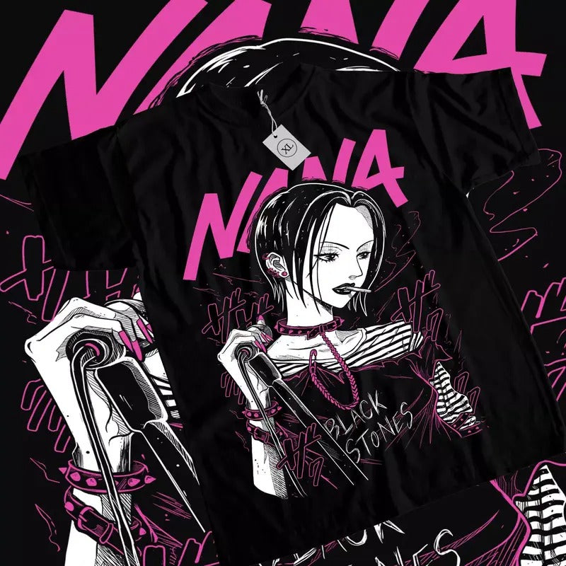 Nana Osaki Unisex T-Shirt,Black Stones Manga Anime Graphic Tee Shirt All Size Hoodie, Sweatshirt | GrindPrints.com