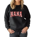 Nana with Hearts Crewneck Sweatshirt T-Shirts, Hoodie | GrindPrints.com