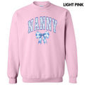 Nanny Ginger Jar Florals Sweatshirt 'NLB' T-Shirts, Hoodie | GrindPrints.com