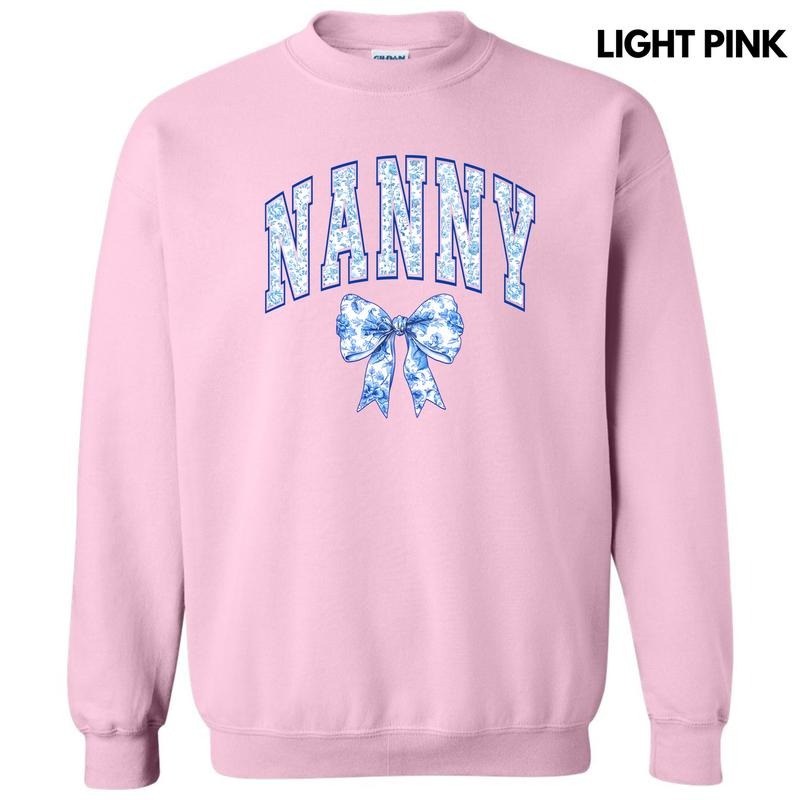 Nanny Ginger Jar Florals Sweatshirt 'NLB' T-Shirts, Hoodie | GrindPrints.com