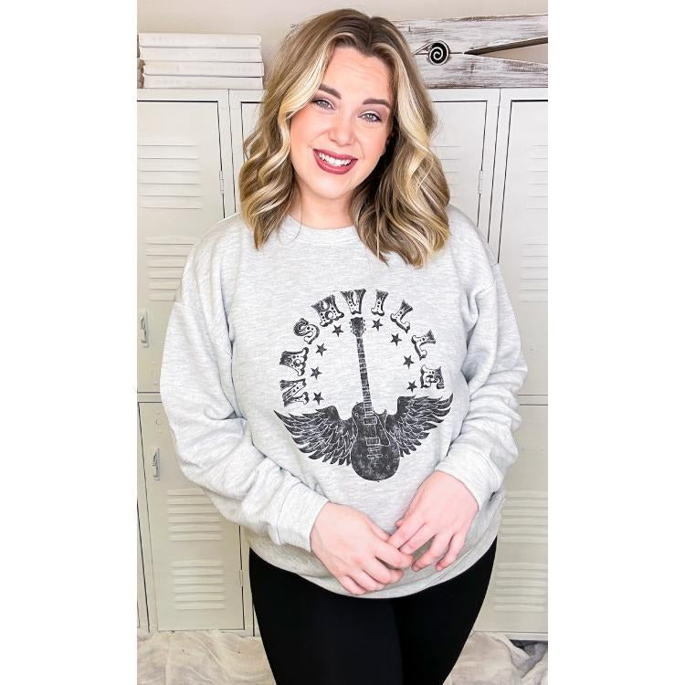 Nashville Guitar Sweatshirt T-Shirts, Hoodie | GrindPrints.com