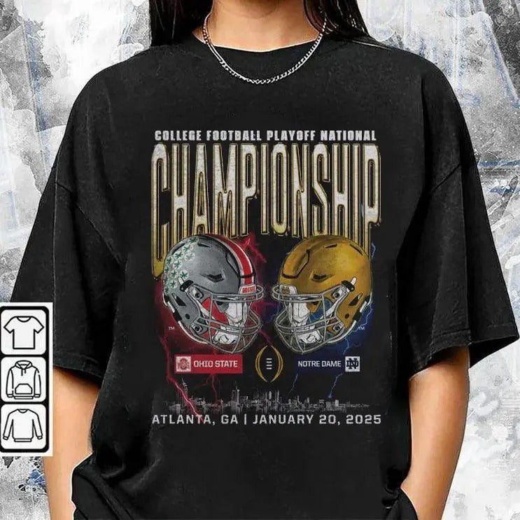 National Championship Ohio State VS Notre Dame Shirt Hoodie, Sweatshirt | GrindPrints.com