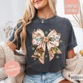 Nativity Bow Christmas Shirt , Religious Christmas Tee, Women's Holiday Tshirt Hoodie, Sweatshirt | GrindPrints.com