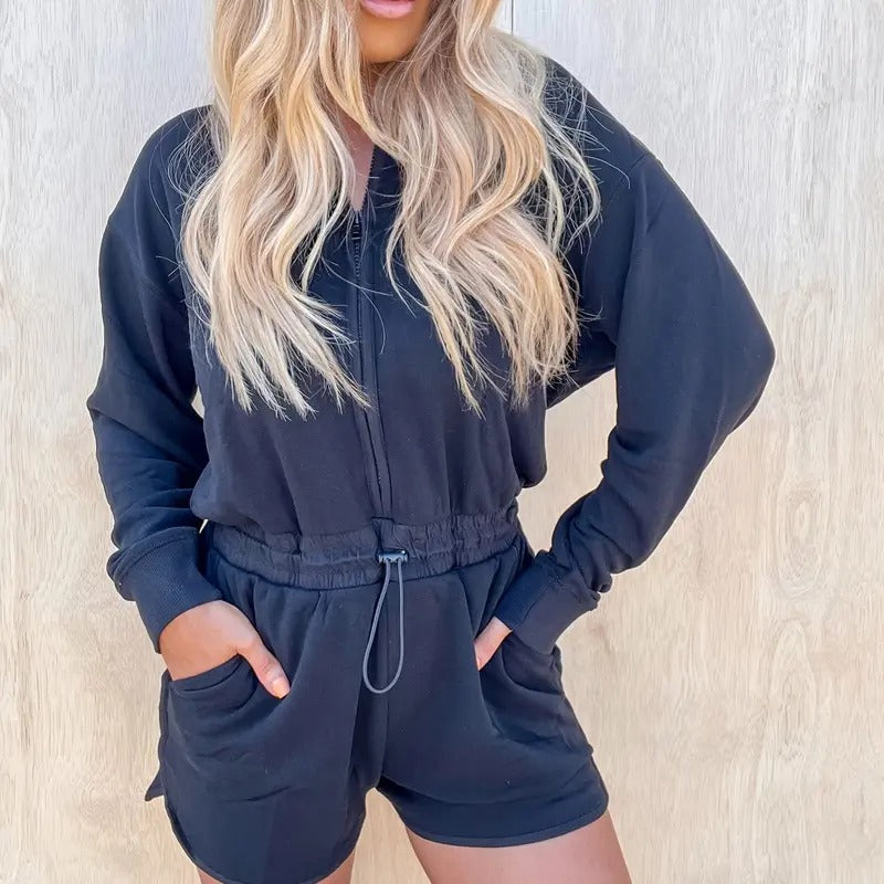 Natural Comfort Black Mock Neck Romper T-Shirts, Hoodie, Sweatshirt | GrindPrints.com