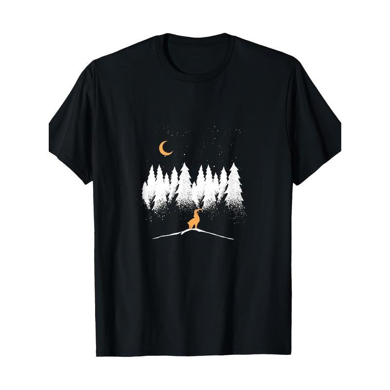 Nature Animal Forest Mountain Camping T-shirt -100% cotton Made in USA Hoodie, Sweatshirt | GrindPrints.com