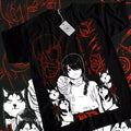 Nayuta T-shirt Chainsaw Man Denji Makima Denji Anime Manga Black Shirt All Size Hoodie, Sweatshirt | GrindPrints.com