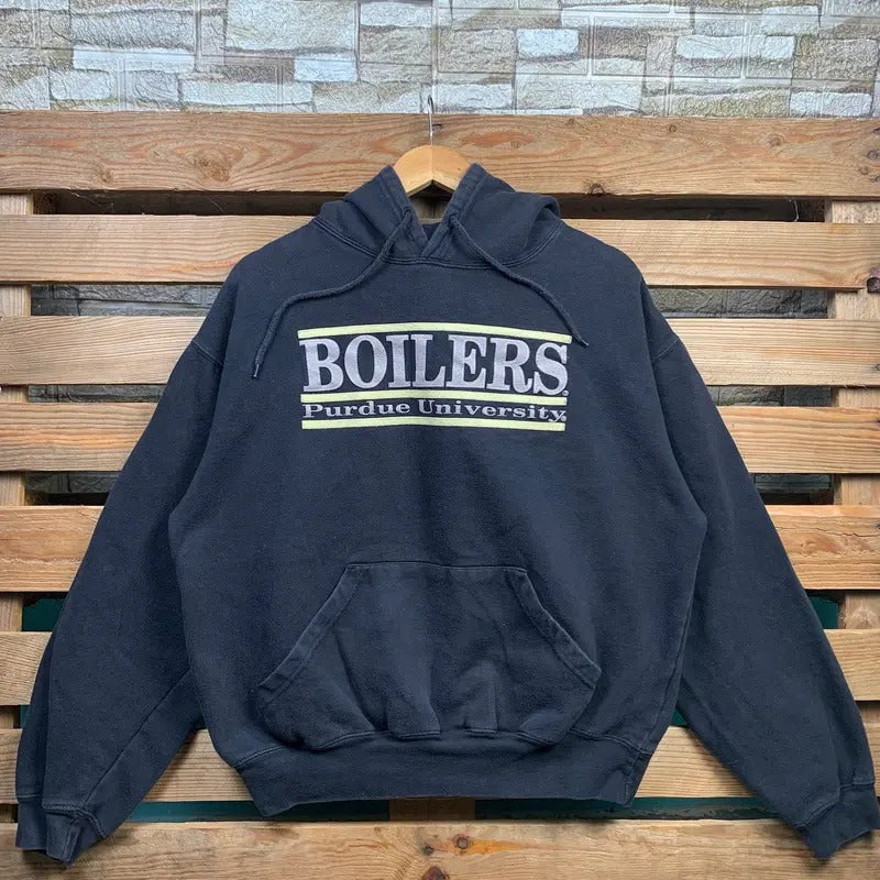 Ncaa Purdue Boilermakers Hoodie Purdue Pullover Sweater Purdue Boilermakers Hooded Jumper Purdue Boilermakers Embroidery...