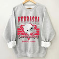 Nebraska Retro Helmet University College Football Sweatshirt Vintage T-Shirts, Hoodie | GrindPrints.com