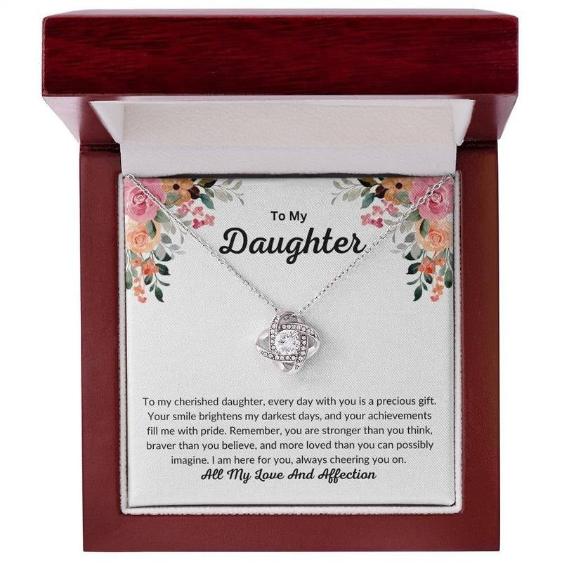 Necklace Gift From Dad To Daughter, To My Daughter Necklace, Daughter Gift From Dad, Christmas Gift From Dad Necklace...