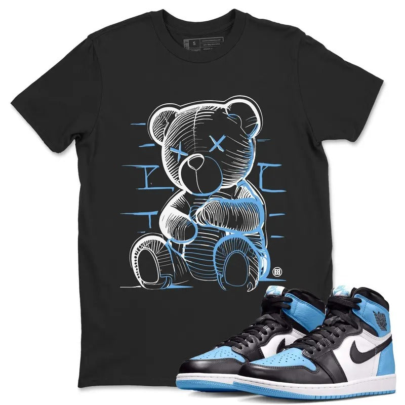 Neon Bear Sneaker Match Bear A J UNC Toe T-Shirts, Hoodie, Sweatshirt | GrindPrints.com