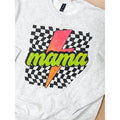 Neon Checkered Mama Graphic Top T-Shirts, Hoodie, Sweatshirt | GrindPrints.com
