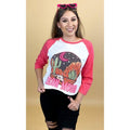 Neon Moon Raglan Knit Top T-Shirts, Hoodie, Sweatshirt | GrindPrints.com