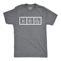 Nerdy Periodic Table Funny Science Shirts Funny Cool Soft Casual Menswear Science Funny Nerd Short Sleeve Novelty Guys Light Grey T-Shirts, Hoodie, Sweatshirt