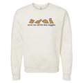 'Never Too Old For Dino Nuggets' Crewneck Sweatshirt T-Shirts, Hoodie | GrindPrints.com
