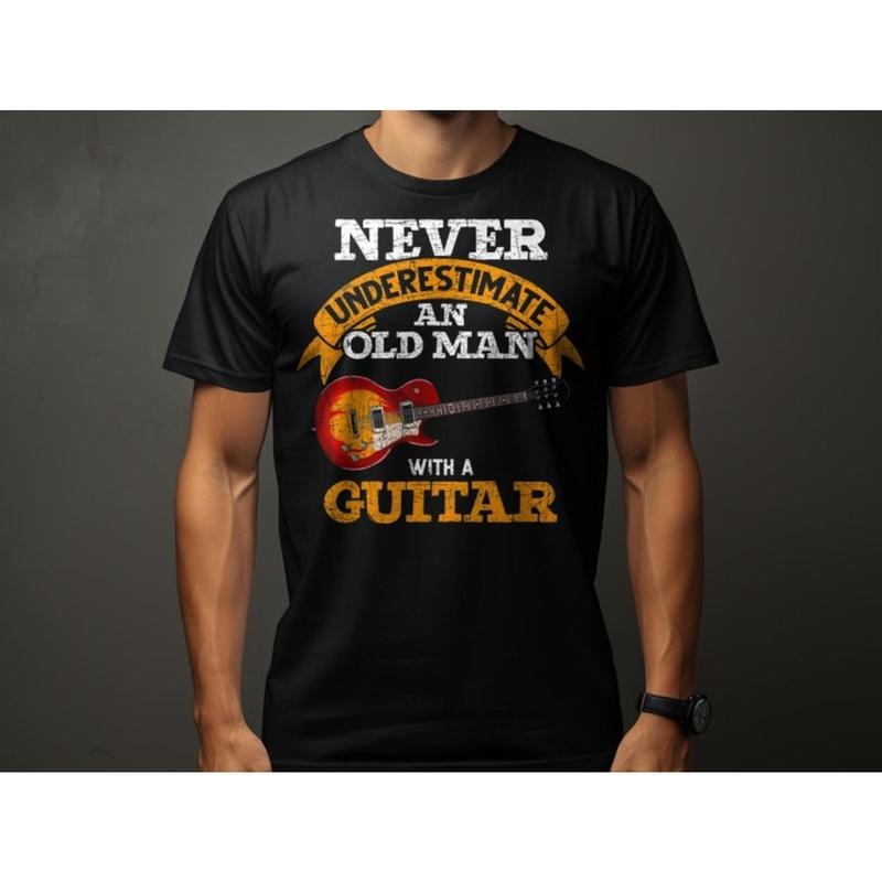 Never Underestimate Old Man Guitar Funny Music Lover Perfect Guitarists Guitar .Made Usa T-Shirts, Hoodie, Sweatshirt