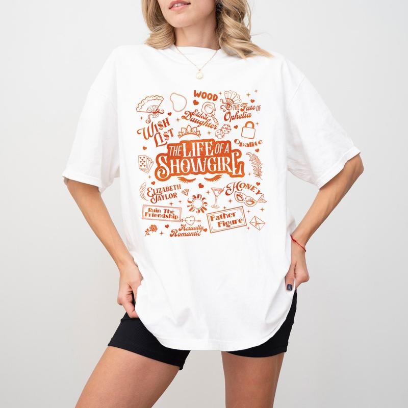 New Album 2025 Traclist Shirt, In My Sh0wg1rl Shirt, Music Fan Gift Hoodie, Sweatshirt | GrindPrints.com
