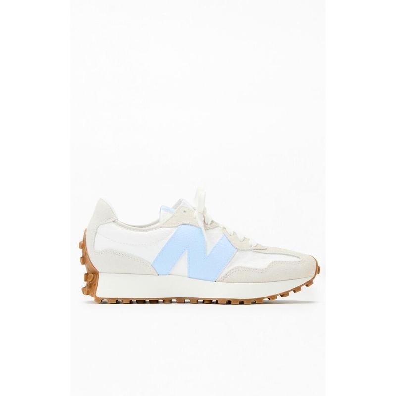 New Balance Women's White & Blue 327 Sneakers - Multicolor T-Shirts, Hoodie, Sweatshirt | GrindPrints.com
