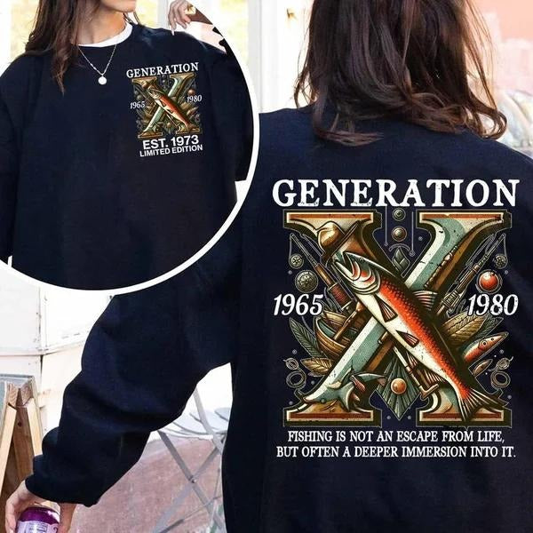 New Customize Gen X T-shirt, Fishing Proud Member Of The Fck Your Feelings T Hoodie, Inspired Funny Saying Sarcasm Quotes...