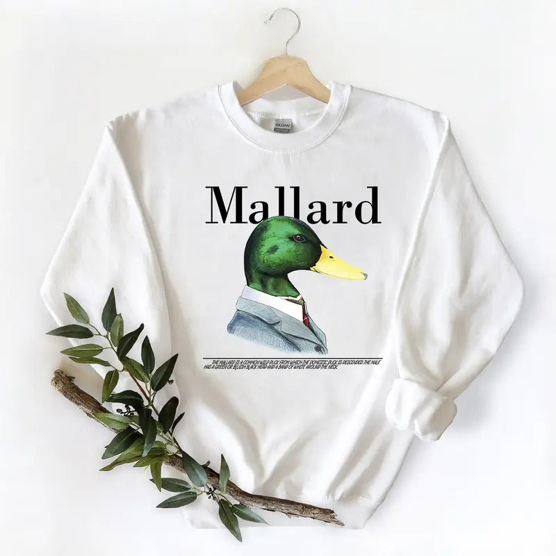 New Funny Mallard Ducks nature graphic Sweatshirt T-shirt Hoodie Unisex gift for Family and Friend | GrindPrints.com