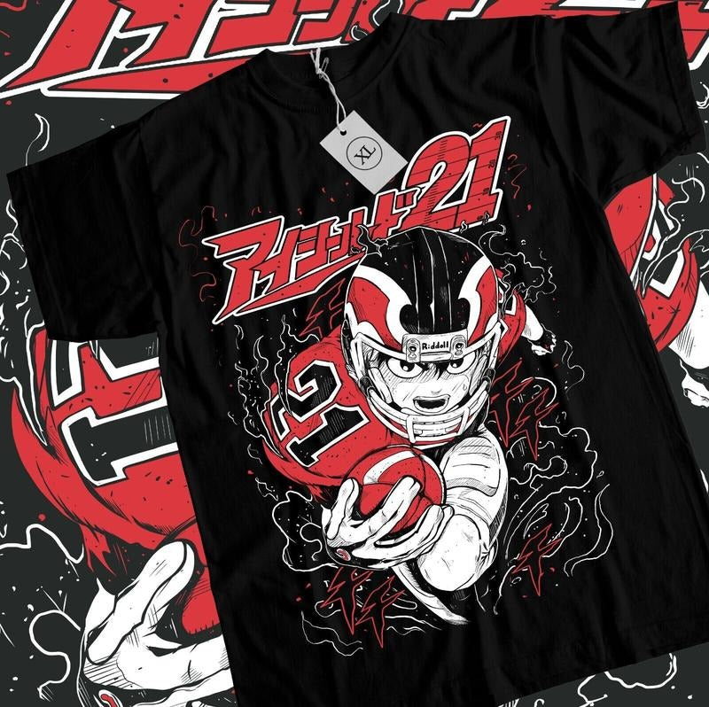 New Limited Eyeshield 21 T-Shirt S-4XL Hiruma Taro Raimon Suzuna Gift Shirt Tshirt S-4XL Hoodie, Sweatshirt | GrindPrints.com
