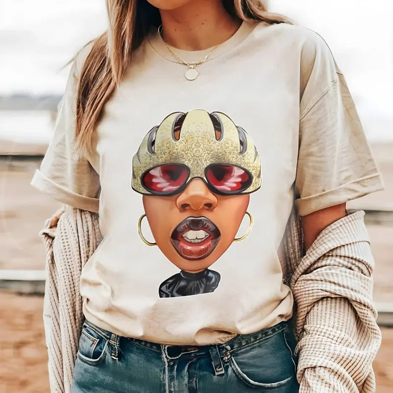 New Missy Elliott Tour 2024, Unisex Shirt, Music Tour Shirt 2024, Missy Elliott Clothing, Cotton Crewneck Tee, Full...