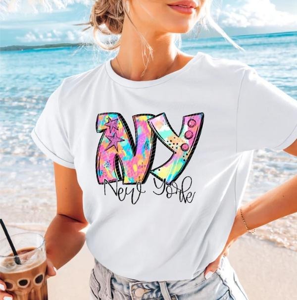 New York Neon Splash DTF Transfers - THIS IS NOT A SHIRT Hoodie, Sweatshirt | GrindPrints.com