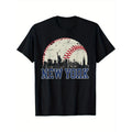 New York Retro Baseball Lover Met At Game Day T-Shirt made in usa Hoodie, Sweatshirt | GrindPrints.com