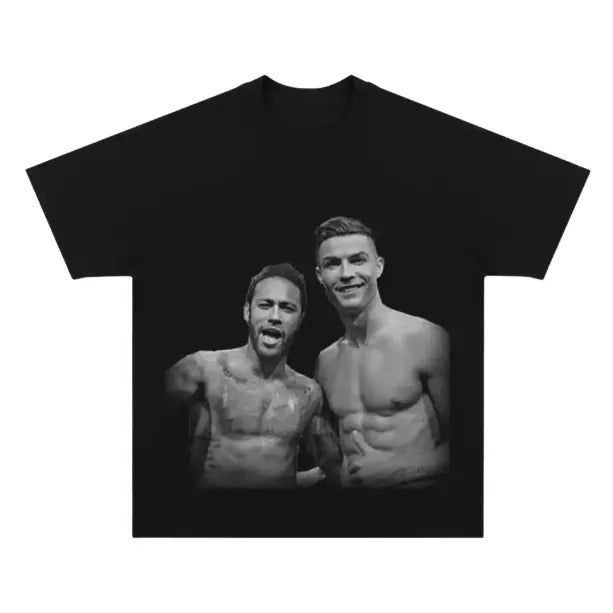 Neymar Ronaldo T-Shirt, Neymar Ronaldo Funny Vintage Graphic Tees, Unisex Soccer Shirt, Sport Merch, Gift For Fan, Cotton...