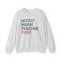 Nicest Mean Teacher Ever Shirt, Funny Teacher Sweatshirts, High School Teach Sweatshirt, Sarcastic Teacher Gift Hoodie