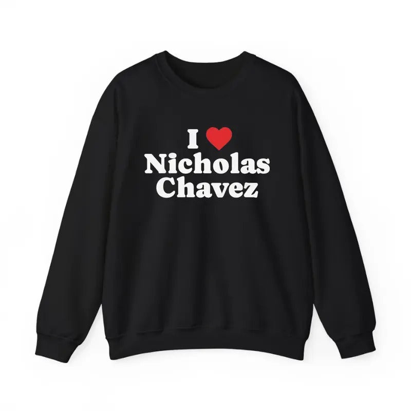 Nicholas Chavez Inspired Daytime TV Actor Sweatshirt Fan Gift Unisex Graphic Sweatshirt T-Shirts, Hoodie | GrindPrints.com