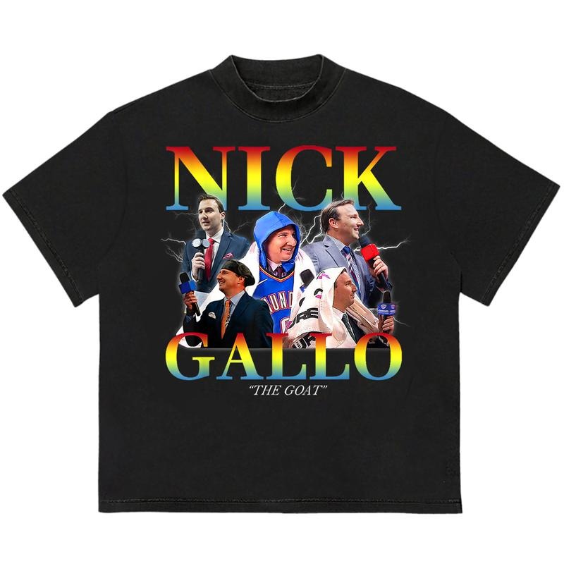 Nick Gallo The Goat T-Shirt Unique Design for Everyday Wear Pair with Anything Hoodie, Sweatshirt | GrindPrints.com