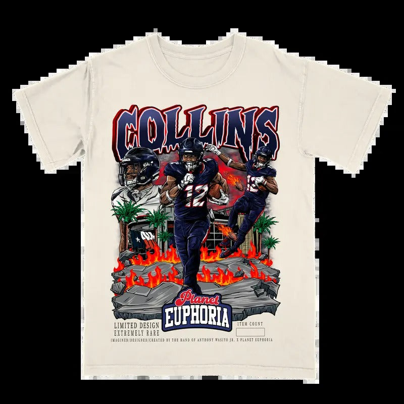 Nico Collins Tee Hoodie, Sweatshirt | GrindPrints.com