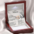 Niece Christmas Gift Ideas, Aunt And Niece Necklace, Gift For Niece From Aunt, Auntie To Niece Jewelry, To My Niece...