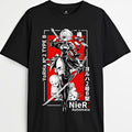 Nier Automata T-Shirt & Sweatshirt, 2B YoRHa Waifu Graphic Tee, Anime Manga Lover Gifts Hoodie | GrindPrints.com