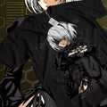 Nier Automata T-Shirt YoRHa 2B Kawaii Anime Waifu Girl Cyber Punk Gift T-shirt Hoodie, Sweatshirt | GrindPrints.com