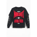 Nightlab Men's Gym 2fer Long Sleeve Puff Graphic T-Shirt - Multicolor Hoodie, Sweatshirt | GrindPrints.com