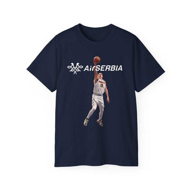 Nikola Jokic Air Serbia T-Shirt, Denver T-Shirt, Gift For Fan Hoodie, Sweatshirt | GrindPrints.com