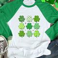Nine Shamrock Raglan T-Shirts, Hoodie, Sweatshirt | GrindPrints.com