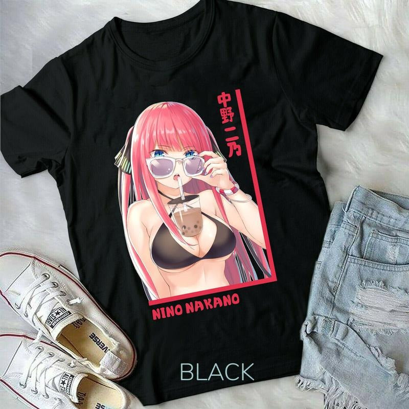 Nino Nakano, 5-toubun no Hanayome,new Anime Waifu new Unisex T-Shirt S-4XL Hoodie, Sweatshirt | GrindPrints.com